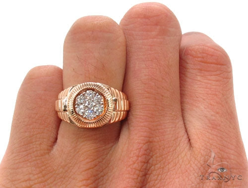 Rose Gold Timepiece Solitaire Band 36689 - Image 7