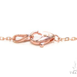 Rose Gold Yard Bezel Diamond Necklace 36732 - Image 6