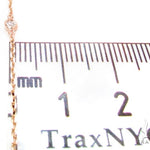 Rose Gold Yard Bezel Diamond Necklace 36732 - Image 8