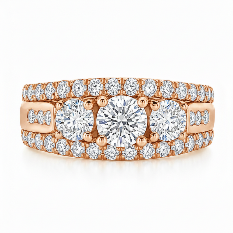 White Gold Wedding Ring 5613