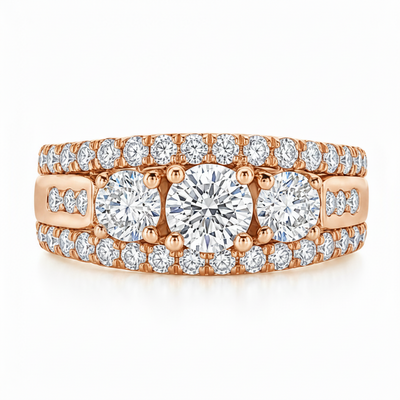 14K White Gold Wedding Ring