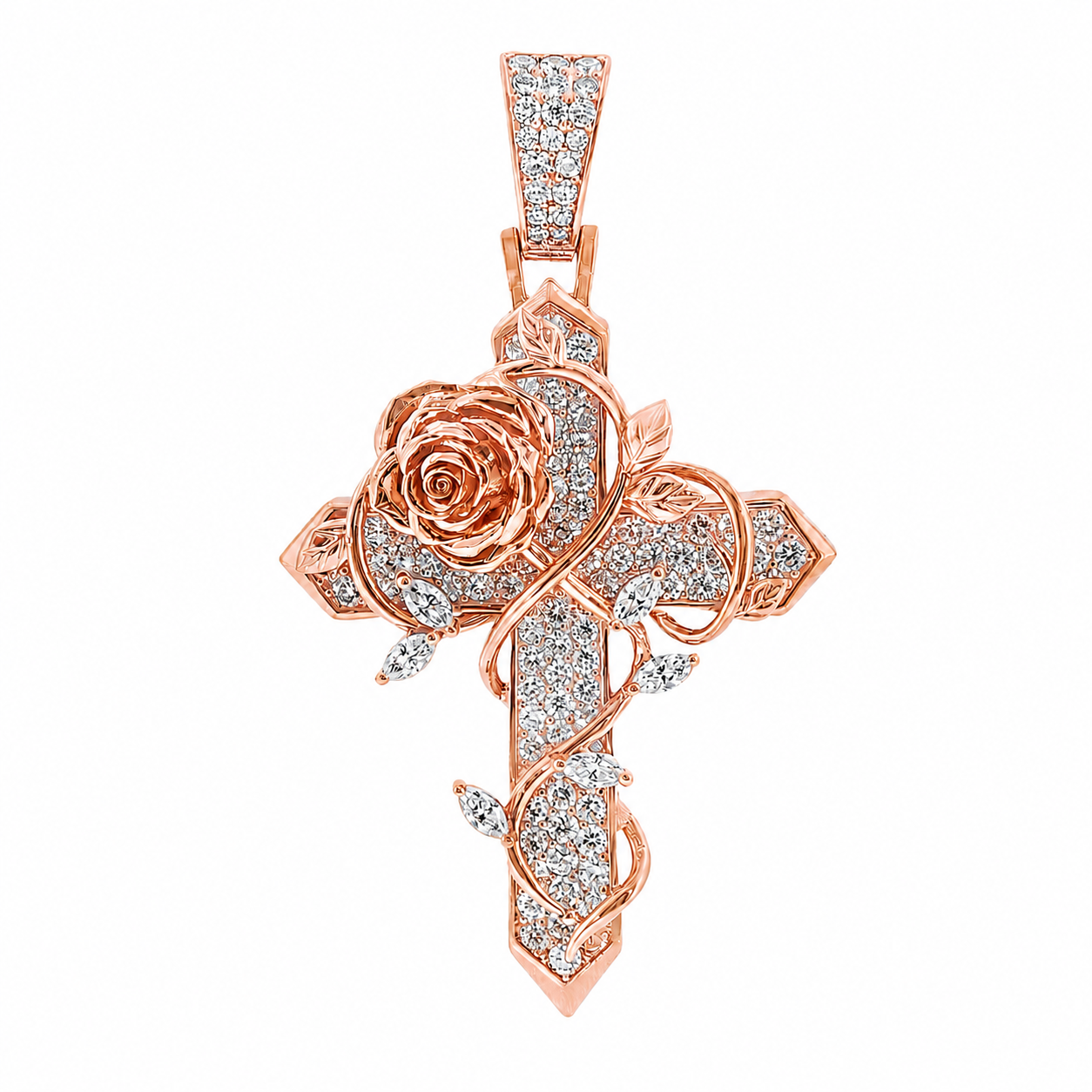 Divine Cross 天香のヒルメ Buy Rosevine Heavenly Cross Pendant 71645 – TraxNYC