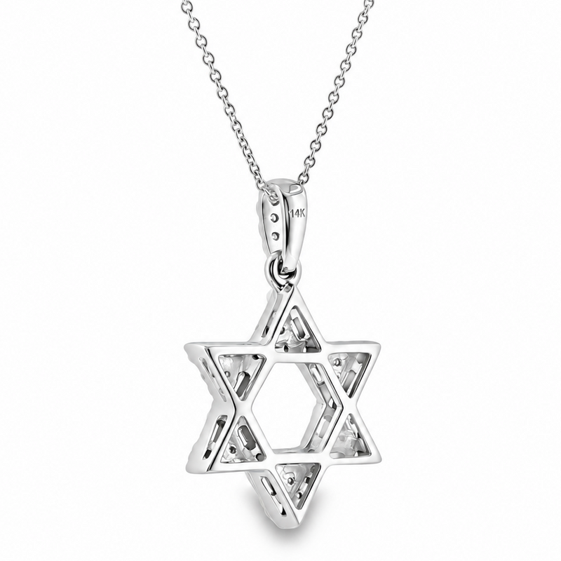 Rotated Radiance David Star Necklace 71830
