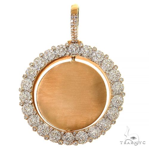 Rotating Flower Frame Diamond Photo Pendant 68546 - Image 1