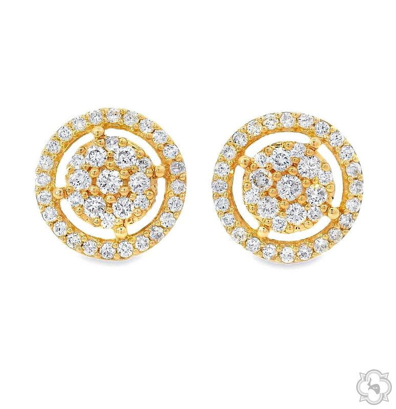 Round  Diamond  Earrings 70311 - Image 1