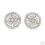 Round  Diamond  Earrings 70311
