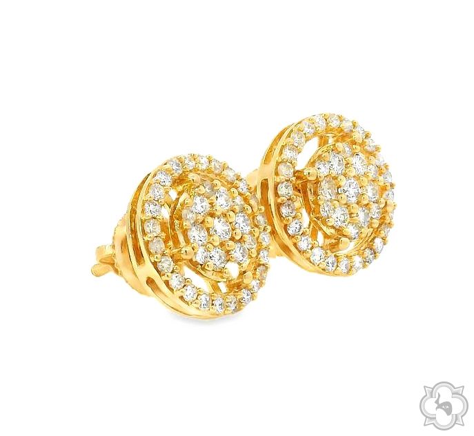 Round  Diamond  Earrings 70311 - Image 2