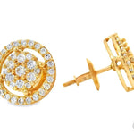 Round  Diamond  Earrings 70311 - Image 3