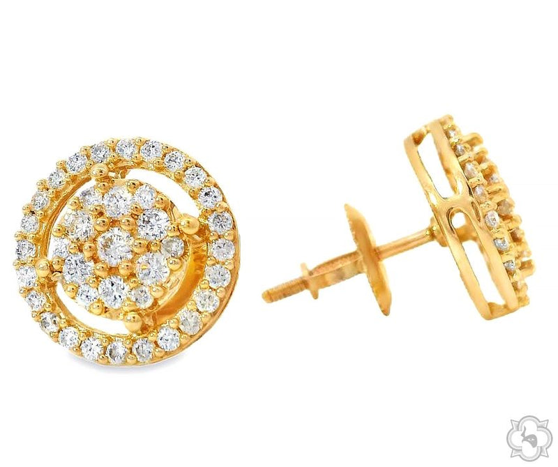 Round  Diamond  Earrings 70311 - Image 3