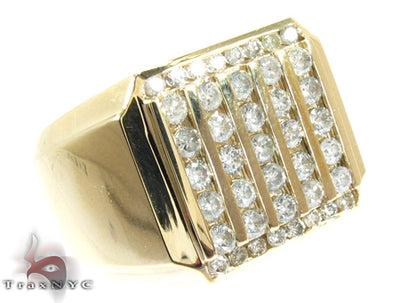 Round Cut Channel Diamond Medium Ring 26535 - Image 1