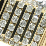 Round Cut Channel Diamond Medium Ring 26535 - Image 3