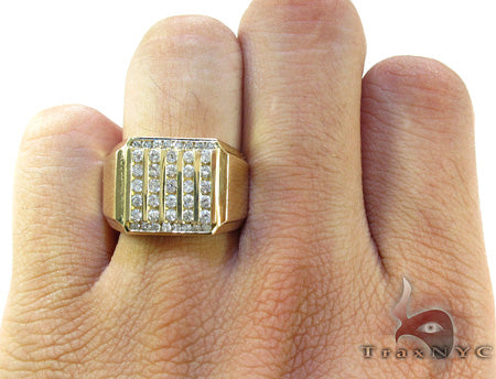 Round Cut Channel Diamond Medium Ring 26535 - Image 7