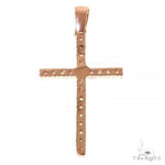 Round Cut Cross Crucifix 67416 - Image 4