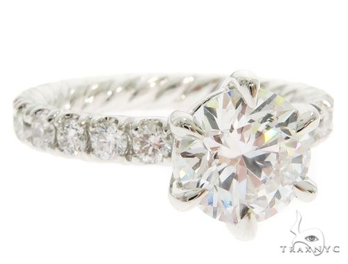 Round Cut Engagement Ring 61467 - Image 1