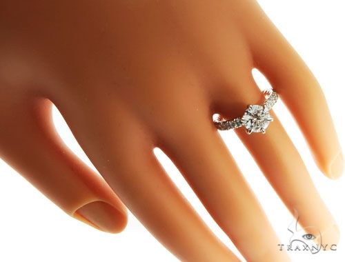 Round Cut Engagement Ring 61467 - Image 10