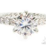 Round Cut Engagement Ring 61467 - Image 2