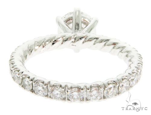 Round Cut Engagement Ring 61467 - Image 6