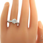 Round Cut Engagement Ring 61467 - Image 8