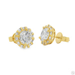 Round Diamond Studs 70760 - Image 3