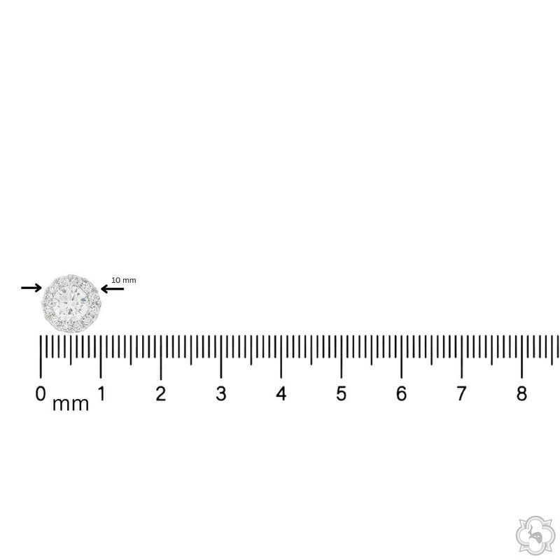 Round Diamond Studs 70761 - Image 5