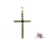 Round Cut Diamond Cross Crucifix 4 11358