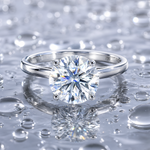 3 Ct Round Engagement Ring with Hidden Halo 71519