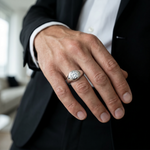Round Solitaire Signet Ring 71600