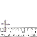 Royal Purple Sapphire Diamond Cross 67006 - Image 5