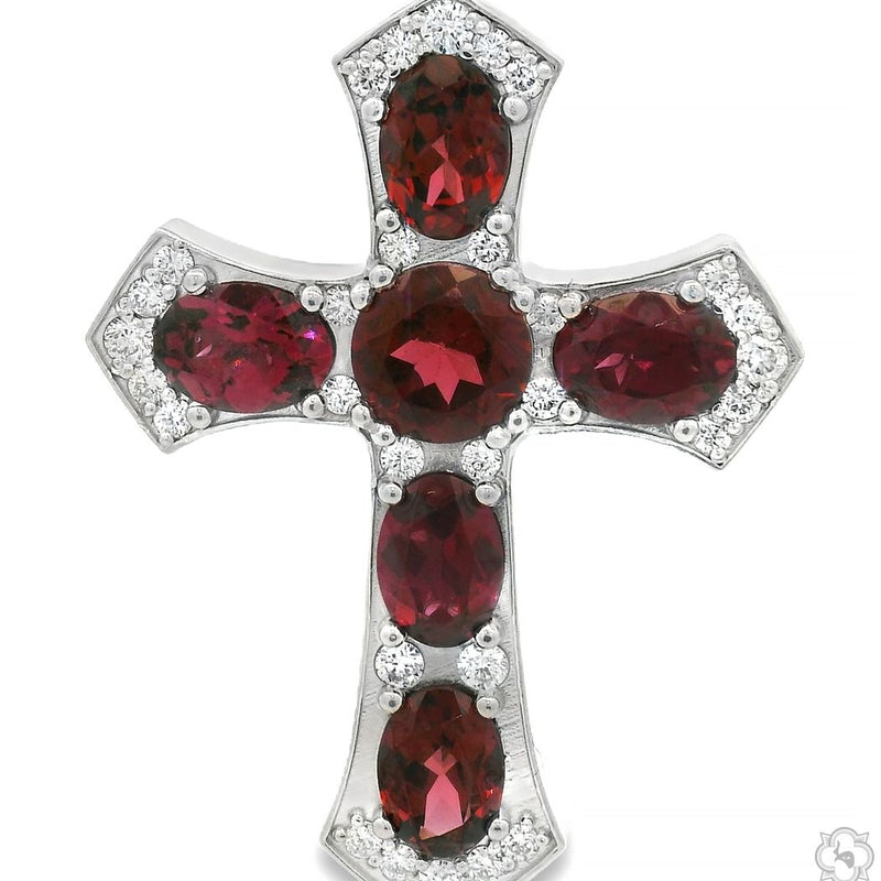 Royal Flame Cross .925 Silver 70532 - Image 3