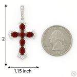 Royal Flame Cross .925 Silver 70532 - Image 8