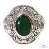 Royal Garden Oval Emerald Ring 69669