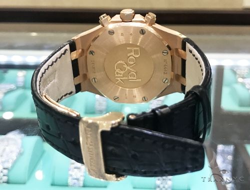 Royal Oak 41mm Audemars Piguet Watch Leather Strap 63893 - Image 4