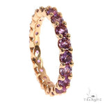 Royal Pink Sapphire Eternity Ring 67902 - Image 2