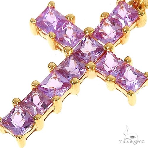 14K Gold Royal Princess Cut Cross, photo 3 of 6