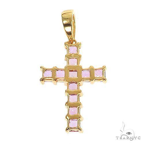 14K Gold Royal Princess Cut Cross, photo 4 of 6