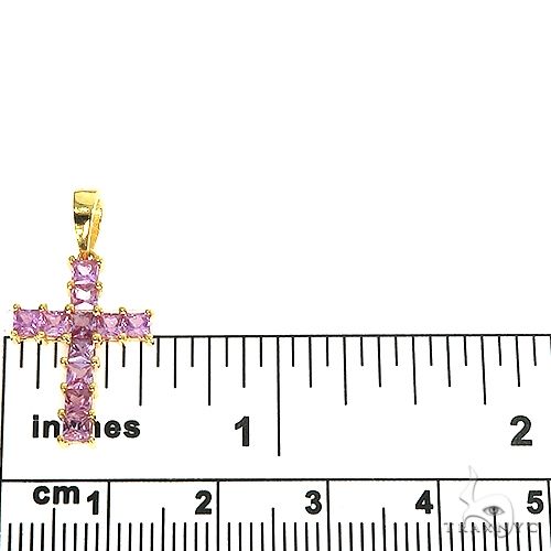 14K Gold Royal Princess Cut Cross, photo 5 of 6
