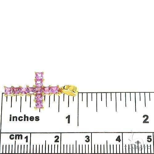 14K Gold Royal Princess Cut Cross, photo 6 of 6