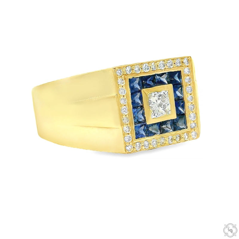 Royal Sapphire Diamond Ring 70691 - Image 2