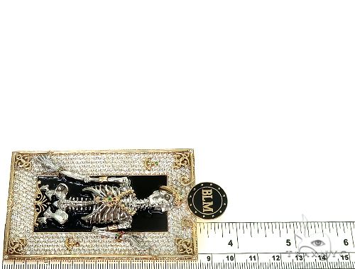 Royal Skeleton BLM Diamond Pendant 66359 - Image 8