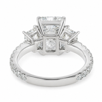 Royal Three Stone Engagement Ring 71548