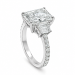 Royal Three Stone Engagement Ring 71548