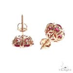 Ruby Flower Earrings 67041 - Image 3