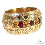Ruby and Citrine Ring 68022 - Image 2