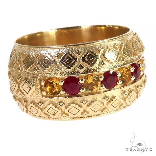 Ruby and Citrine Ring 68022 - Image 2