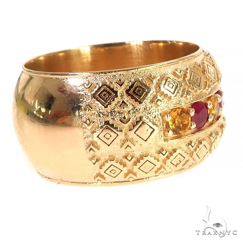 Ruby and Citrine Ring 68022 - Image 3