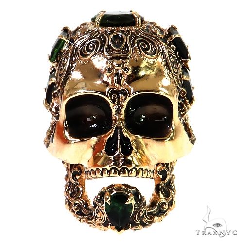 14K Gold TraxNYC Skull Ring, photo 2 of 5