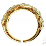 14K Yellow Gold Baguette Diamond Cuban Ring 66131 - Image 6