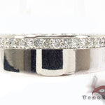 10 k White Gold Men Engagement Ring 30656 - Image 2