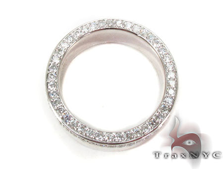 10 k White Gold Men Engagement Ring 30656 - Image 4