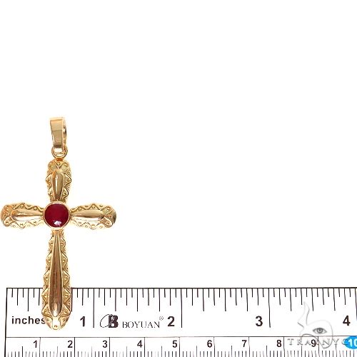 Sacred Scarlet Ruby Cross Pedant 69604 - Image 5